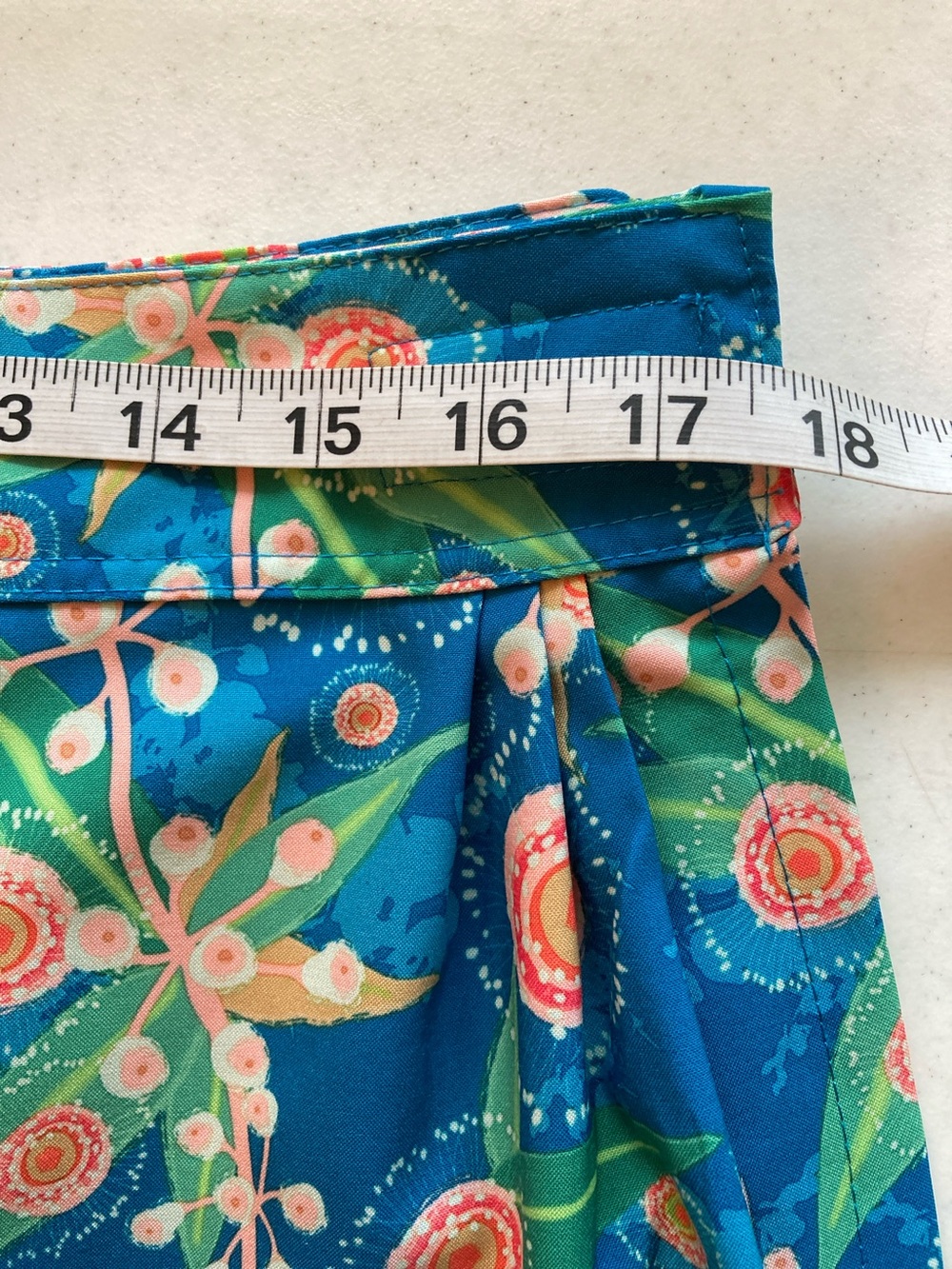 Rip Skirt Hawaii Coverup in Teal, Green, Orange - Picture 5 of 7
